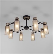 Eurosvet Потолочная люстра со стеклянными плафонами 70115/8 черный a050069