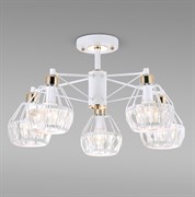 Eurosvet Потолочная люстра с хрусталем 70075/5 белый 00000084041