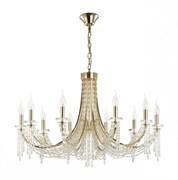 Odeon Light 5063/10 CLASSIC ODL24 537 золото/прозрачный/металл/хрусталь Люстра E14 10х40W CAPEL 5063/10