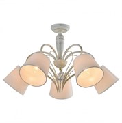 Lussole LGO Металл Белый /  Ткань Люстра E14 GRLSP-8062