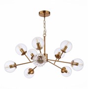 Evoluce SLE220803-10 люстра подвесная Латунь/Прозрачный E14 10*40W SLE220803-10