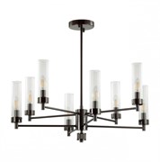 Lumion 5275/8C CLASSI LN23 черный хром Люстра потолочная E14 8*40W 220V KAMILLA 5275/8C