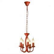 Lussole LGO Металл Красный /  Без плафона Люстра E14 60W LSP-9915