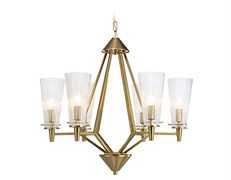 Ambrella Подвесная люстра TR3231/6 BS/FR латунь/белый матовый E14*6 max 40W D610*585 TR3231