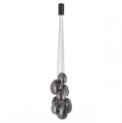 Odeon Light 5038/8 MODERN ODL24 295 черный/дымчатый/металл/стекло Люстра G9 8*40W MUSSELS 5038/8