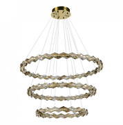 ST Luce SL6009.203.03 Люстра подвесная Хром/Прозрачный,Янтарный LED 1*75W 3000K SL6009.203.03