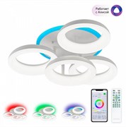 Citilux CL225A140E Паркер Белый Смарт RGB Люстра CL225A140E