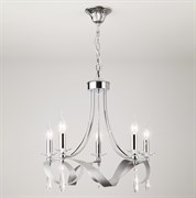 Eurosvet Подвесная люстра в классическом стиле 60064/5 хром 00000082087