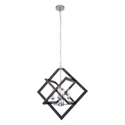 Lussole LOFT Люстра подвесная коричневый / хром E14 LSP-8733