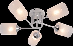 Люстра Rivoli Federica 9178-305 5 х Е27 60 Вт модерн Б0068392