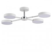 Lumion 5659/72CL LEDIO LN23 067 белый, хром Люстра потолочная LED 72W 3000-6000K 3902Лм 220V MIKA 5659/72CL