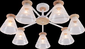Люстра Rivoli Theothila 9177-308 7 х Е27 60 Вт модерн Б0068395