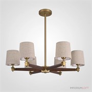 ImperiumLoft Люстра Jorgenson D85 Beige/Dark wood 102089-26