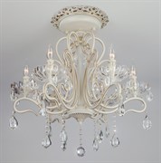 Eurosvet Люстра с хрусталем 12205/6 белый 00000059678