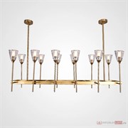 ImperiumLoft Люстра RH TORCHE DE VERRE Linear Chandelier 12 74929-22