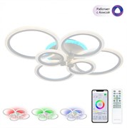 Citilux CL237B160E Сента Белая Люстра с RGB CL237B160E