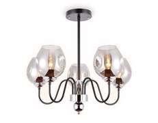 Ambrella Подвесная люстра TR9058/5 BK/SM черный/дымчатый E27 max 40W D650*572 TR9058