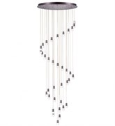 Lightstar 757361 Люстра CONE LED 180W LM БРОНЗА/БЕЛЫЙ/ПРОЗРАЧНЫЙ 3000K 757361