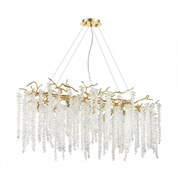 Odeon Light 5005/12 HALL ODL23 487 золотой/прозрачный металл/хрусталь Люстра G9 12*40W BANCHE 5005/12