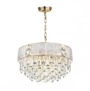 Odeon Light 5070/11 HALL (В 2-Х КОРОБКАХ) ODL24 499 золото/прозрачный/матовый/металл/хрусталь/стекло Люстра E14 11*40W FIESTA 5070/11