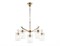 Ambrella Светильник подвесной LH56031/5+1 BS/CL латунь/прозрачный E14*6 max 40W D680*1200 LH56031 - фото 101002