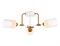 Ambrella Светильник подвесной TR303321/3 WH/GD/CL/FR белый/золото/прозрачный/белый матовый E27*3 max 60W D620*210 TR303321 - фото 101673