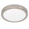 Eglo 900584 Накладной светильник диммируемый FUEVA 5, 17W (LED), 3000K, Ø210, сталь, матовый никель 900584 - фото 104431
