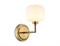 Ambrella Светильник настенный LH53021 BS/FR латунь/белый матовый G9 max 40W 195*120*230 LH53021 - фото 105870