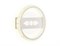 Ambrella Настенный светодиодный светильник с хрусталем FA221 WH белый LED 6400K+3000K 24W D200*40 FA221 - фото 107193