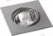 Comtech Terra Светильник галогеновый встраиваемый повор.MR16 1x50W GU5.3 мат.хром квадрат P00357 - фото 112832