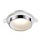 Novotech 370782 SPOT NT21 246 белый/хром Светильник встраиваемый влагозащищенный IP44 GU10 9W 220V WATER 370782 - фото 114423