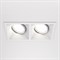 Maytoni Technical Встраиваемый светильник Dot GU10 2x50Вт DL029-2-02W - фото 114673