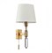 Odeon Light 4894/1W MODERN ODL_EX22 55 бронзовый/белый/ткань Бра с выкл. E14 1*40W LONDON 4894/1W - фото 116387