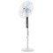 DUX Вентилятор напольный белый/синий 60 Вт, 5 лопастей, подставка круглая, д/у управление 60-0213 - фото 119701