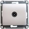Glossa перламутр розетка TV оконечная 1DB GSL000691 - фото 12686