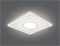 Gauss Светильник Backlight BL127 Квадрат. Белый, Gu5.3, 3W, LED 3000K BL127 - фото 34343