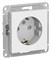 Systeme Electric AtlasDesign белый розетка с заземлением, со шторками, 16А, механизм ATN000145 - фото 44902
