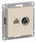 Systeme Electric AtlasDesign бежевый розетка двойная комп+ТВ, RJ45+TV, кат.5E, механизм ATN000289 - фото 44998
