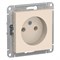 Systeme Electric AtlasDesign бежевый розетка без заземления, 16А, механизм ATN000241 - фото 45008
