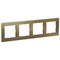 Systeme Electric AtlasDesign Nature металл латунь рамка 4-ая ATN312204 - фото 45682