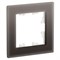 Systeme Electric AtlasDesign Nature стекло мокко рамка 1-ая ATN320601 - фото 45716