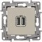Legrand Etika слоновая кость розетка USB 2-ая 240В/5В 2400мА 672394 - фото 61715