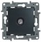 Legrand Etika антрацит розетка TV Звезда 672651 - фото 61837