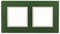 2 постовая рамка зеленая ЭРА Элеганс 14-5102-27 - фото 62421