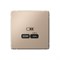 ArtGallery Песочный USB Розетка тип-С 65Вт высокоскоростная зарядка QC, PD, механизм GAL001227 - фото 69404