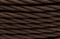 Bironi коричневый матовый витой провод 2*2,5 20м B1-425-72-20 - фото 70283