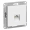 Systeme Electric AtlasDesign белый розетка компьютерная RJ45, кат. 6A, механизм ATN000186 - фото 70637