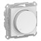 Systeme Electric AtlasDesign белый светорегулятор (диммер) повор-нажим, LED, RC, 400Вт, механизм ATN000123 - фото 70667