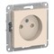 Systeme Electric AtlasDesign бежевый розетка без заземления, со шторками, 16А, механизм ATN000249 - фото 70814