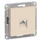 Systeme Electric AtlasDesign бежевый розетка компьютерная RJ45, кат. 6A, механизм ATN000286 - фото 70825